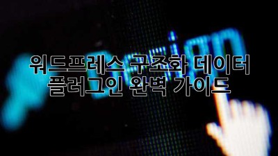 워드프레스 구조화 데이터 플러그인 완벽 가이드