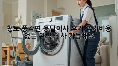 청도 풍각면 용달이사 후기: 추가비용 없는 완벽 이사, 가능해요!