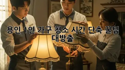 용인 1인 가구🏠 청소🧹, 시간 단축 꿀팁🍯 대방출!